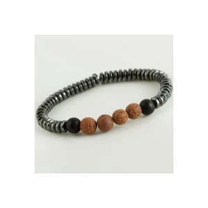 ieg™ Lav-Hematit Doğaltaş Bileklik