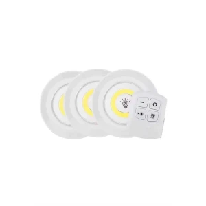 ieg™ Led Lamba 3lü Uzaktan Kumandalı Yapışkanlı