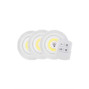 ieg™ Led Lamba 3lü Uzaktan Kumandalı Yapışkanlı