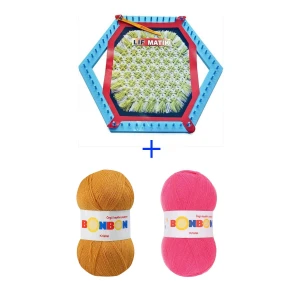 İEG Lifmatik Lif Örme Seti Dokuma Tezgahı ve Lif İpi S7