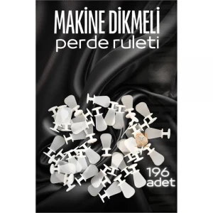 Makine Dikmeli Perde Düğmesi Perde ruleti Perde Düğmesi 196 Adet 721325