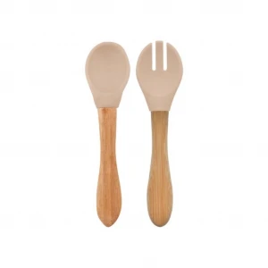 ieg™ Mama Kaşığı ve Çatal Seti Bubble Beige