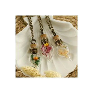 ieg™ Mantar Tıpalı Fanus Canlı Kolye