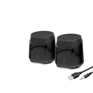 ieg™ Masaüstü Hoparlör 1+1 USB + 3.5mm - Siyah HD6024