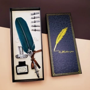 ieg™  Masaüstü Tüylü Divit Kalem Seti