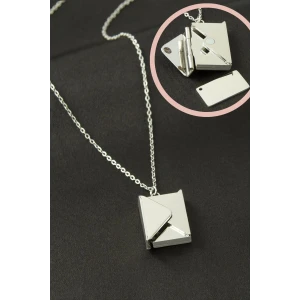 ieg™ Mektup Kapaklı Çelik Kolye