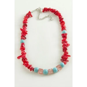 ieg™ Mercan Necef Kırık Doğaltaş Kolye