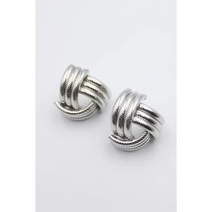 ieg™ Metal Örgü Küpe - Gümüş
