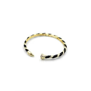 ieg™ Mineli Çivi Bilezik - Siyah