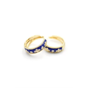 ieg™ Mineli Vc Yonca Küpe - Mavi