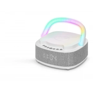 ieg™ Mini Bluetooth Hoparlör Fm Rgb - Beyaz S301