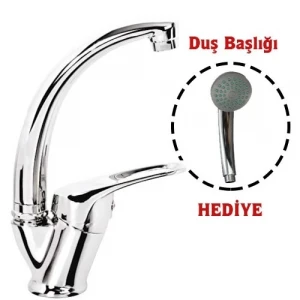 ieg™ Mix Kuğu Banyo Batarya + Duş Başlığı Hediyeli