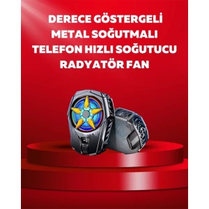 ieg™ Mobil Cihaz Soğutma Radyatörü – Metal+ABS, Type-C Kablolu