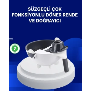 ieg™ Mutfak İçin Pratik 5 Bıçaklı Rende ve Süzgeç Seti
