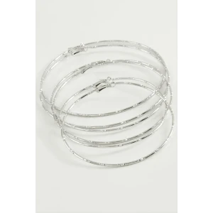 ieg™ Noktalı Metal Halka Küpe 6 Adet