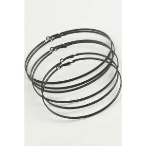 ieg™ Noktalı Metal Halka Küpe 6 Adet