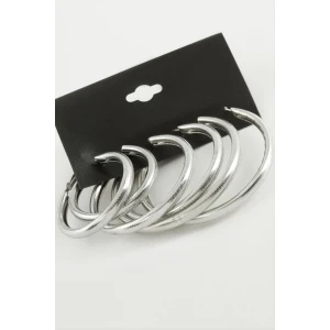 ieg™ Noktalı Metal Halka Küpe 6 Adet