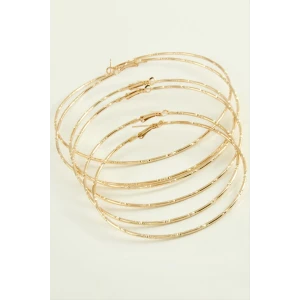 ieg™ Noktalı Metal Halka Küpe 6 Adet