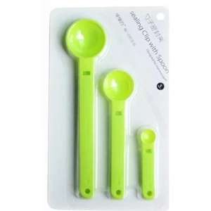 ieg™ Ölçme Kaşıklı Poşet Klipsi 3lü Paket