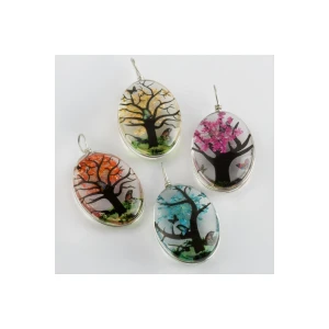 ieg™ Oval Canlı Kolye Ucu 3 cm