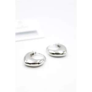 İEG Oval Halka Küpe - Gümüş