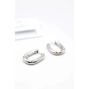 İEG Oval Halka Küpe - Gümüş