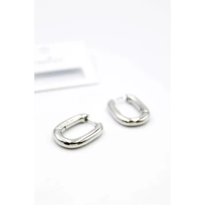 ieg™ Oval Halka Küpe - Gümüş