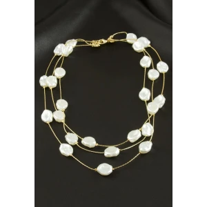 ieg™ Oval İnci Üçlü Kolye