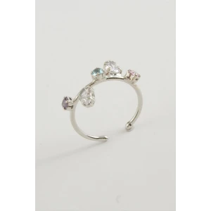 ieg™ Oval Renkli Taşlı Yüzük