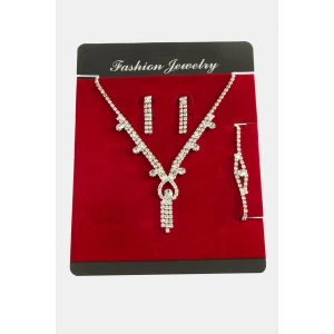 ieg™ Oval Taşlı Lüks Suyolu Set Kolye