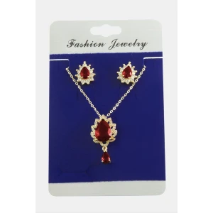 ieg™ Oval Zirkon Taşlı Set Kolye