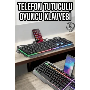 ieg™ Oyuncu Klavyesi Q Klavye RGB Işıklı Mouse Hediyeli