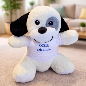 ieg™ Özür Dilerim Tişörtlü Sevimli Peluş Köpek