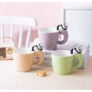 ieg™ Panda Motifli Seramik Kupa Bardak