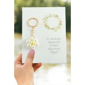 ieg™ Papatya İnci Anahtarlık