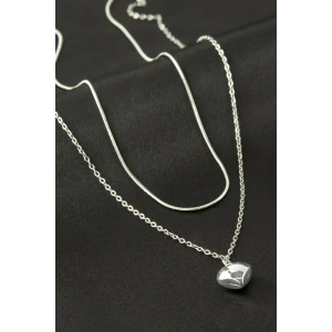 ieg™ Papatya İnci İkili Çelik Kolye