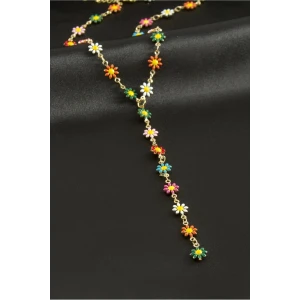 ieg™ Papatya Mineli Çelik Y Kolye