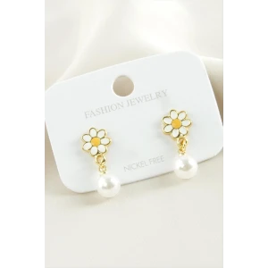 ieg™ Papatya Mineli İnci Küpe