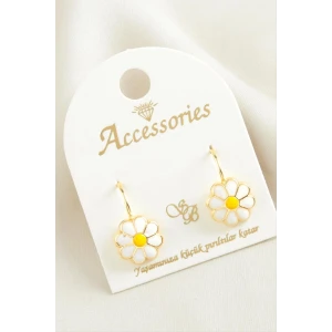 ieg™ Papatya Mineli Klipsi Küpe