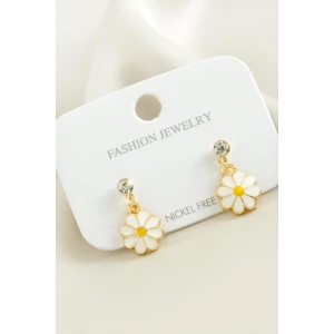 ieg™ Papatya Taşlı Mineli Küpe