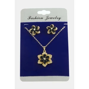 ieg™ Papatya Zirkon Taşlı Set Kolye