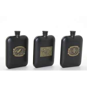 ieg™ Paslanmaz Çelik Kabartmalı Tekli 6 Oz Matara