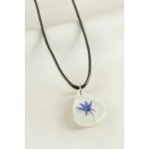 ieg™ Peygamber Çiçeği Damla Epoksi Kolye