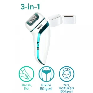 ieg™ Profesyonel 3 Başlıklı Epilasyon Aleti