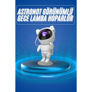 ieg™ Projeksiyon Astronot Lamba Speaker Sevimli Astronot Bluetooth Hoparlör
