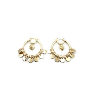 ieg™ Pullu Halka Küpe - Altın