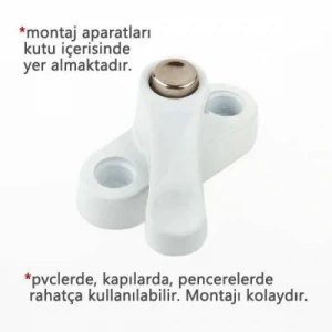 ieg™ Pvc Kapı Pencere Emniyet Kilidi - Çelik - 6 Adet