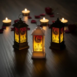 ieg™ Ramazan Temalı Küçük Kare Kubbe LED Lamba