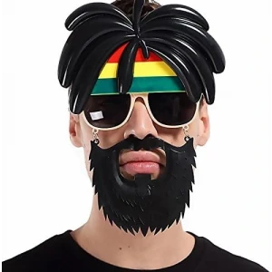 ieg™ Rasta Peruklu Bob Marley Parti Gözlüğü
