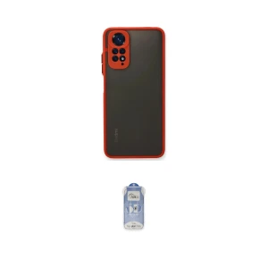 ieg™ Redmi Note 11 Kılıf Ahenk Çizgi Serisi - Siyah Joko Magic 5D Cam